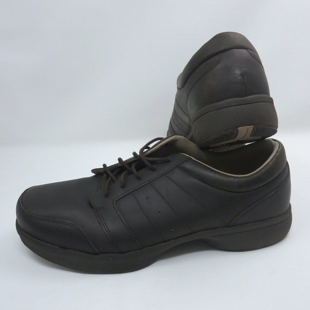 Spira Mens Cortez Wide Size 13W Leather Walking Comfort Shoes Dark Brown SCL121W